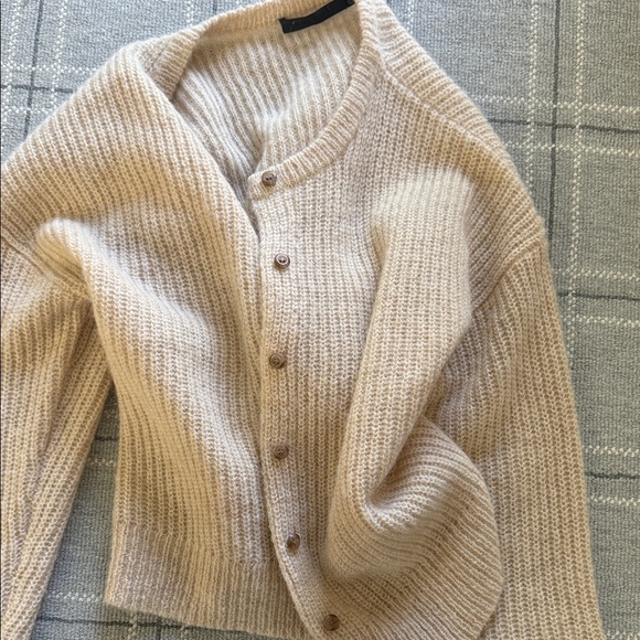 Jenni Kayne Cream Knit Sweater - Picture 1 of 8